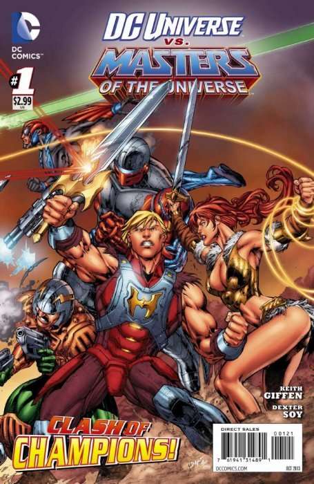 DC Universe vs Masters of the Universe Issue # 1a & 1b CONECTING COVERS-MINT