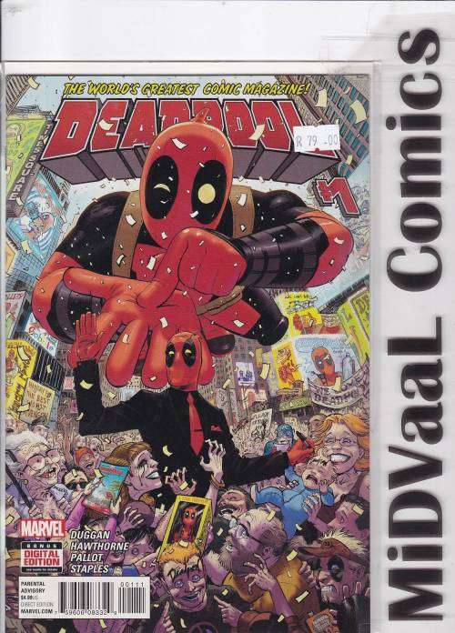 DEADPOOL # 1 MINT
