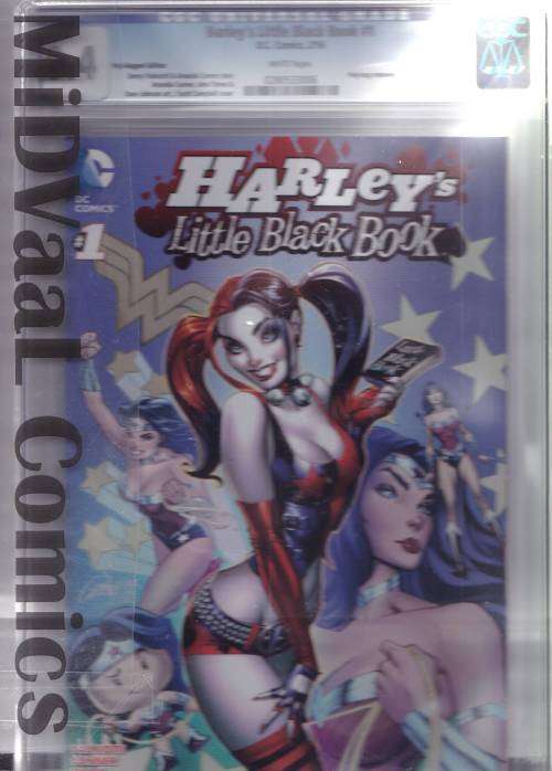 HARLEYS LITTLE BLACK BOOK # 1 J SCOTT CAMPBELL COVER CGC GRADED 9.4 POLY-BAG EDITION/POLY-BAG REMOVE