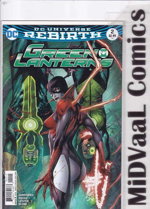 DC UNIVERSE REBIRTH GREEN LANTERN # 2 MINT