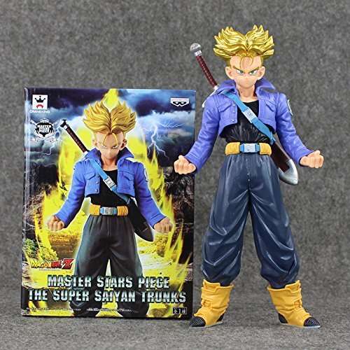 Banpresto Dragon Ball Z 9.4-Inch Super Saiyan Trunks Master Stars Piece Figure, The Trunks   Master