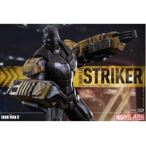 Hot Toys Marvel Iron Man 3 Iron Man Mark XXV Striker 1/6 Scale Figure