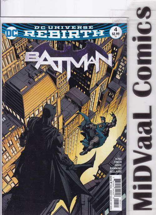 DC UNIVERSE REBIRTH - BATMAN # 4 MINT