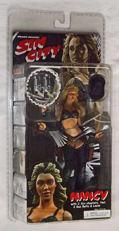 NECA Sin City Movie Series 1 Action Figure Nancy with Straight Hair (Jessica Alba) [Color Variant]