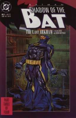 Batman: Shadow of the Bat Issue # 3 1ST APP: Amygdala  "The Last Arkham Part 3 of 4"