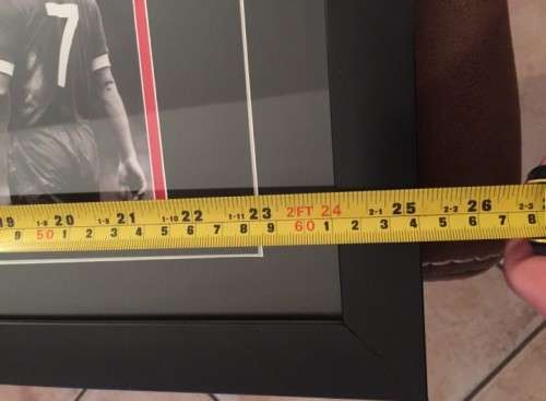 Liverpools King Kenny signed framed photo with stats and COA.