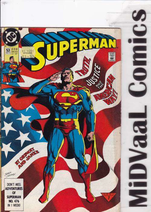 50 SUPERMAN COMICS IN GREAT CONDITION-BIDS ARE PER COMIC