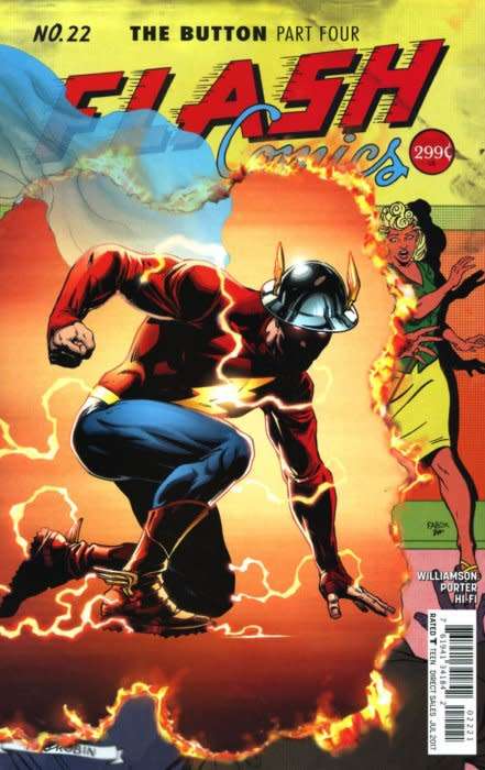 The Flash Issue # 22b Variant Jason Fabok Non-Lenticular Cover