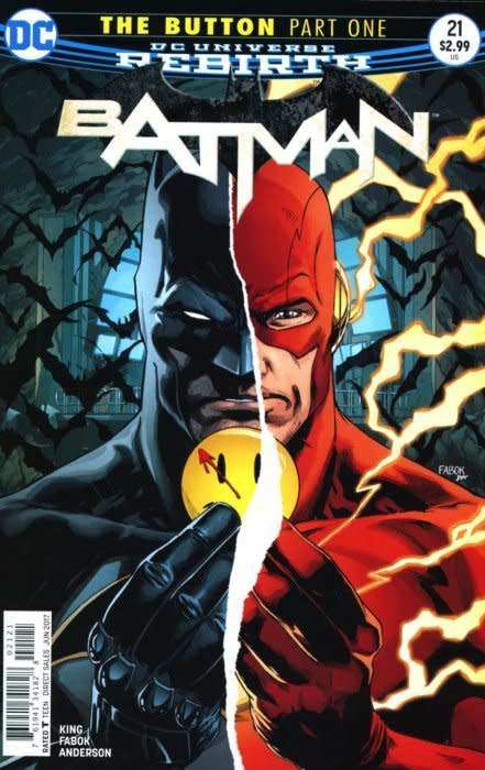 Batman Issue # 21b Variant Jason Fabok Non-Lenticular Cover