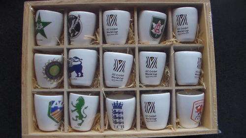 ICC CRICKET WORLD CUP SEALED SET OF SHOOTER GLASSES