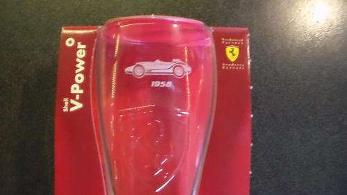 SHELL V-POWER FERRARI COLLECTORS GLASS-1958 CHAMPION CAR