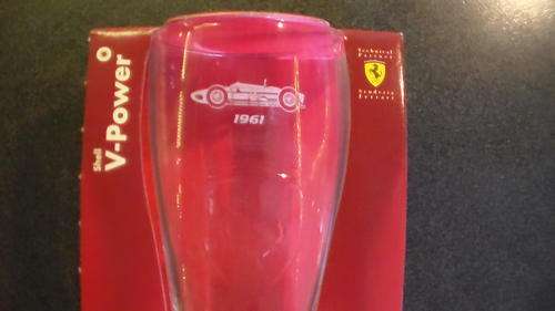 SHELL V-POWER FERRARI COLLECTORS GLASS-1961 CHAMPION CAR
