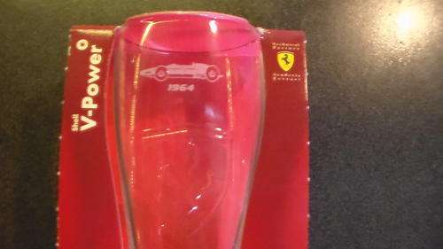 SHELL V-POWER FERRARI COLLECTORS GLASS-1964 CHAMPION CAR