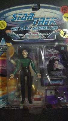 STAR TREK THE NEXT GENERATION , LIEUTENANT COMMANDER DEANNA TROY IN 6th SEASON UNIFORM