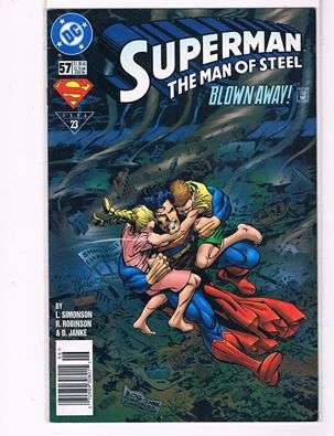 SUPERMAN THE MAN OF STEEL # 57 JUN.1996  MINT