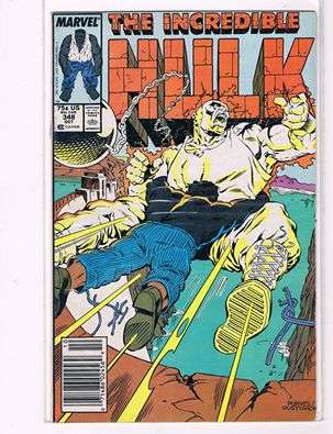 THE INCREDIBLE HULK # 349 OCT.1988 CONDT GOOD