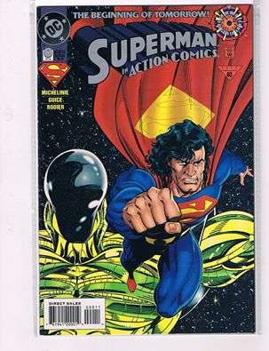 SUPERMAN in ACTION COMICS -THE BEGINNING of TOMORROW! MINT