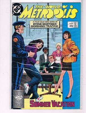 THE-WORLD-OF METROPOLIS # 2 OF A FOUR PART MINI-SERIES CONDT GOOD ++ / SEP.1988