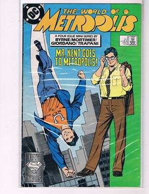 THE-WORLD-OF METROPOLIS # 3 OF A FOUR PART MINI-SERIES CONDT GOOD ++ / OCT.1988