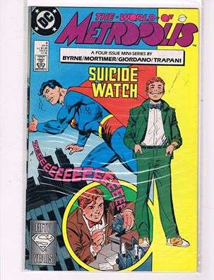 THE-WORLD-OF METROPOLIS # 4 OF A FOUR PART MINI-SERIES CONDT GOOD ++ / NOV.1988