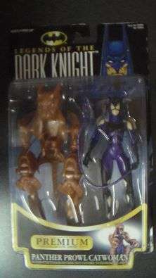 LEGENDS OF THE DARK KNIGHT / PANTHER PROWL CATWOMAN WITH BATTLE STALKER PANTHER