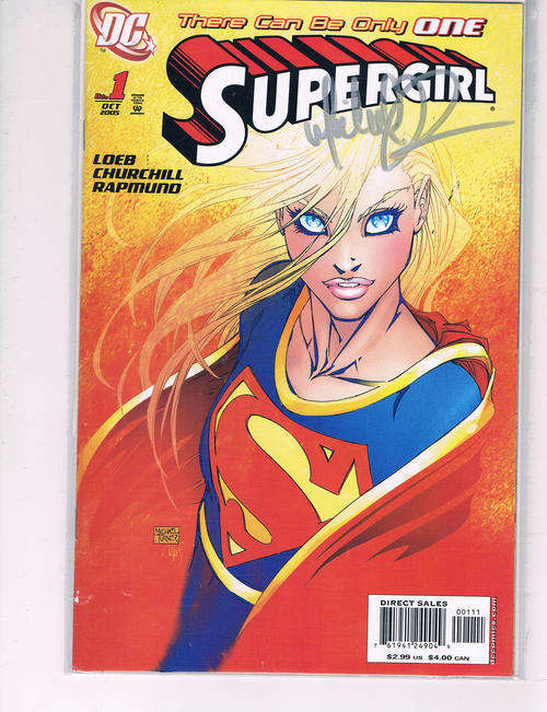 MICHAEL TURNERS SUPERGIRL #1 SIGNED BY MICHAEL TURNER WITH COA