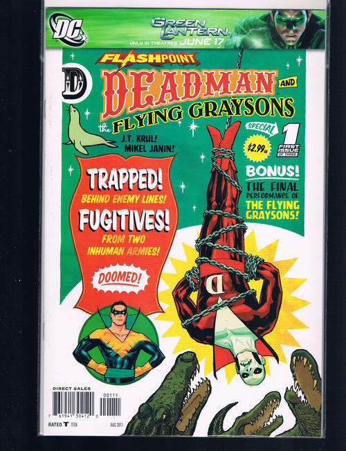 FLASHPOINT: DEADMAN and the FLYING GRAYSONS # 1 - 3 COMPLETE SET - MINT