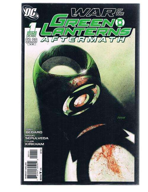 WAR of the GREEN LANTERNS -AFTERMATH 1 + 2 MINT