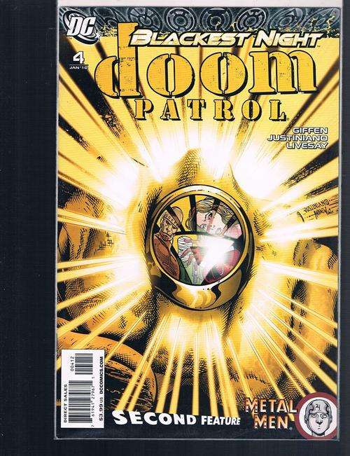 BLACKEST NIGHT-DOOM PATROL # 4 MINT