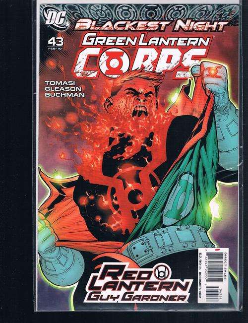 BLACKEST NIGHT # 43 - MINT-GREEN LANTERN CORPS