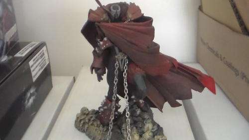 SPAWN 8" FIGURE WITH STAND & GUN FIGHTER NO STAND GREAT CONDITION NO BOXES