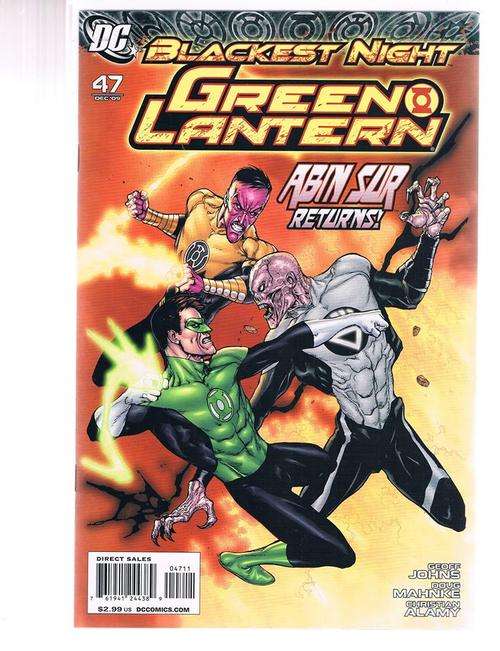 BLACKEST NIGHT - GREEN LANTERN # 47 MINT