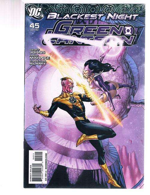 BLACKEST NIGHT - GREEN LANTERN # 45 MINT