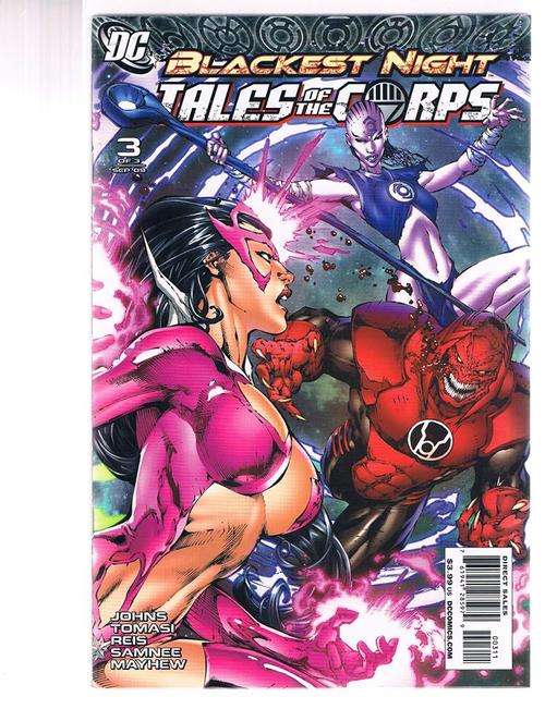 BLACKEST NIGHT - TALES of the CORPS # 3 OF 3 MINT