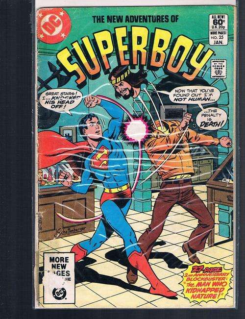 THE NEW ADVENTURES OF SUPERBOY # 25 CONDT FAIR