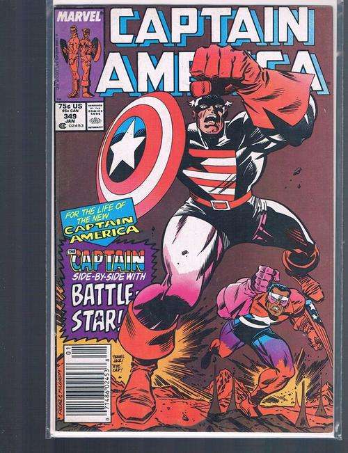 CAPTAIN AMERICA # 349 CONDT GOOD ++