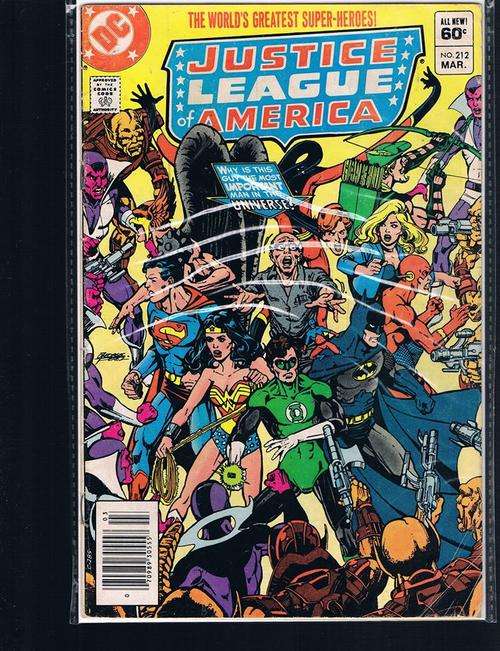 JUSTICE LEAGUE of AMERICA # 212 MAR.1983 CONDT GOOD +