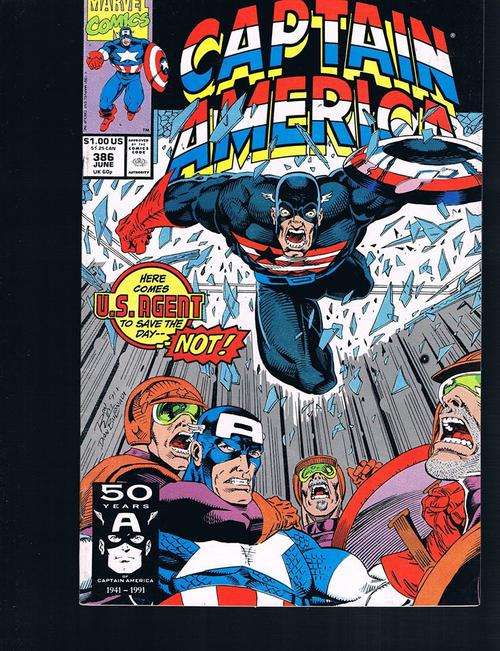 CAPTAIN AMERICA # 386 NEAR MINT