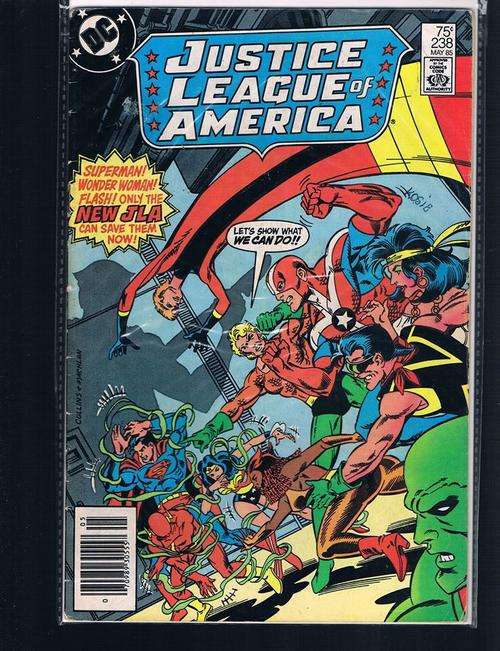 JUSTICE LEAGUE of AMERICA # 238 MAY.1985 CONDT GOOD +