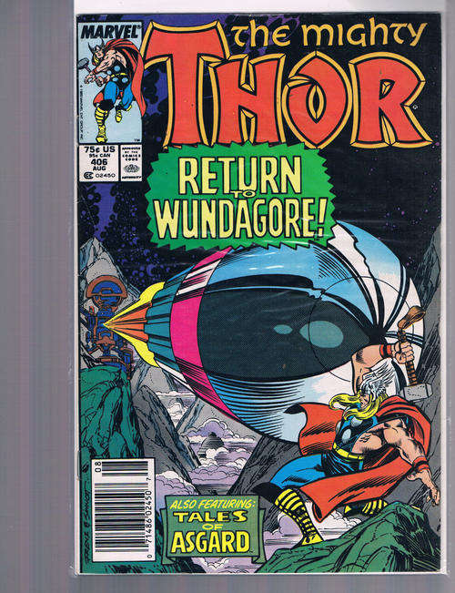 THE MIGHTY THOR # 406 CONDT GOOD++