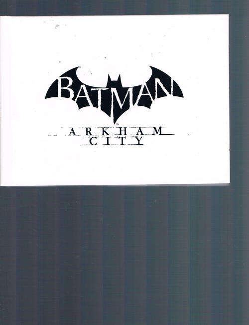 BATMAN - ARKHAM CITY MINT IN HARD COVER ART BOOK