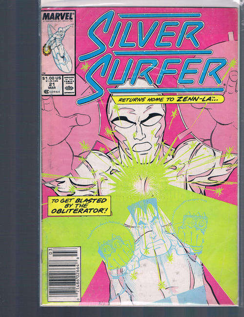 SILVER SURFER # 21 CONDT GOOD ++