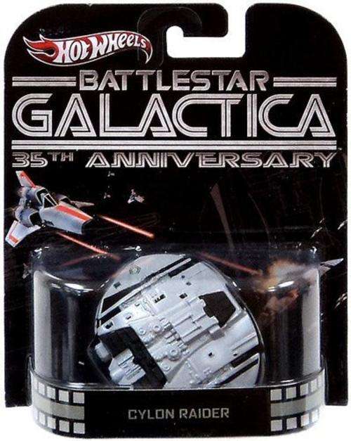 Hot Wheels Retro Battlestar Galactica 35th Anniversary 1:64 Die Cast Vehicle Cylon Raider by Hot Whe