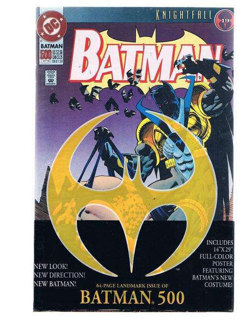 BATMAN # 500 SEALED IN POLY BAG - MINT