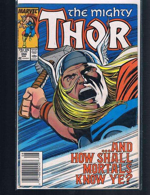THE MIGHTY THOR # 394 CONDT GOOD+