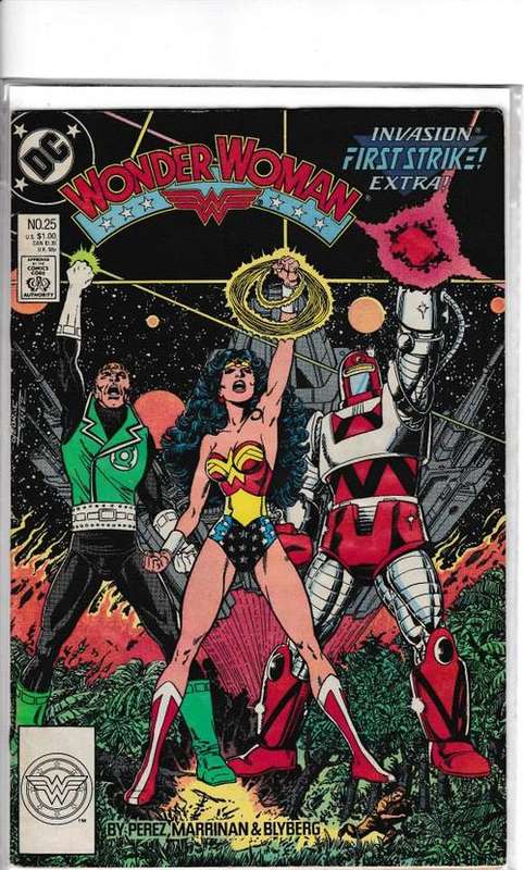 WONDER WOMAN - INVASION FIRST STRIKE ! EXTRA! # 25 CONDT GOOD