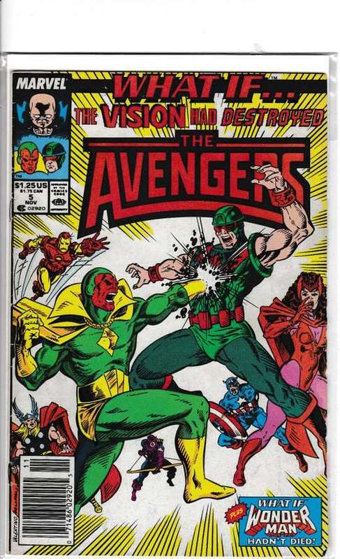 WHAT IF ...... THE VISION HAD DESTROYED THE AVENGERS # 5 CONDT GOOD +