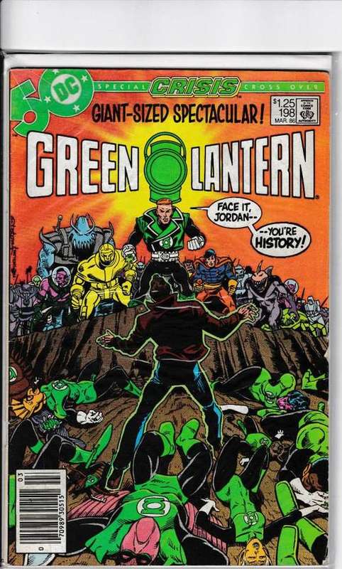 GREEN LANTERN - MAR.86 # 198 CONDT VERY GOOD+