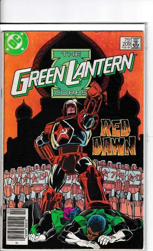 THE GREEN LANTERN CORPS-FEB.87 # 209 CONDT VERY GOOD