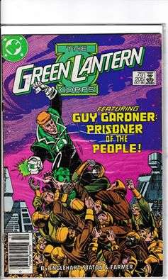 THE GREEN LANTERN CORPS-OCT.86 # 205 CONDT VERY GOOD